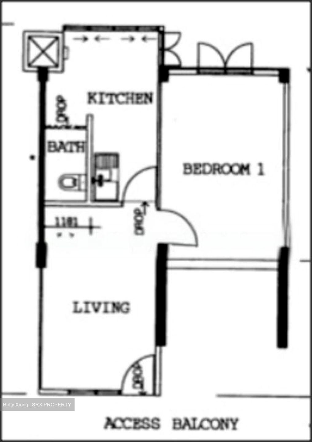 Blk 114 Bedok North Street 2 (Bedok), HDB 2 Rooms #590319611
